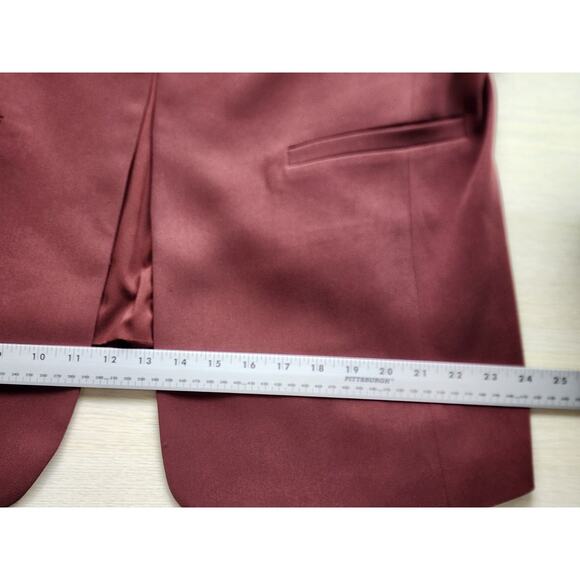 JACKET/SUIT TOP-NORDSTROM-Chocolate Brown-No Buttons-No Collar-Size XL - Picture 10 of 12